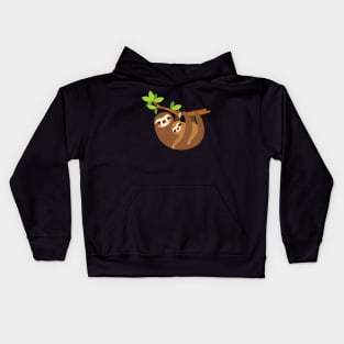 Sloth Mama Kids Hoodie